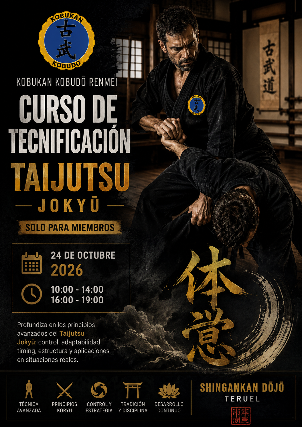 Curso Tecnificación Jokyu Kobukan Kobudo Renmei